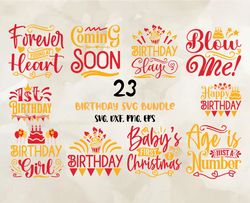 Birthday SVG Bundle, Birthday Svg, Happy Birthday Png, T-shirt Designs 45