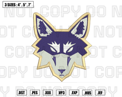 Washington Huskies Mascot Embroidery Designs, Machine Embroidery Files, NFL Embroidery Files