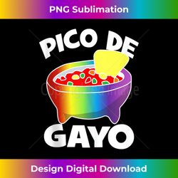 LGBT Gay Pride Lesbian Pico De Gayo Tank To - Sleek Sublimation PNG Download - Infuse Everyday with a Celebratory Spirit