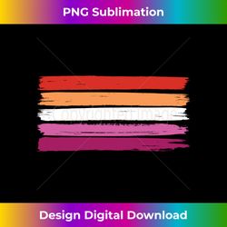 Brush Painting Gay Pride Month - LGBTQ Flag Lesbian Long Sleeve - Edgy Sublimation Digital File - Animate Your Creative Concepts