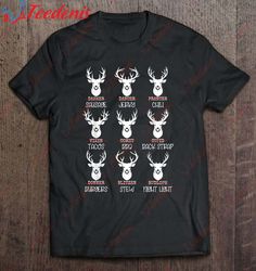 All Of Santas Reindeer For Food As Seen By Hunter Bbq Grill Shirt, Plus Size Womens Christmas Clothing  Wear Love, Share