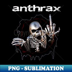 vintage anthrax band - creative sublimation png download - enhance your apparel with stunning detail