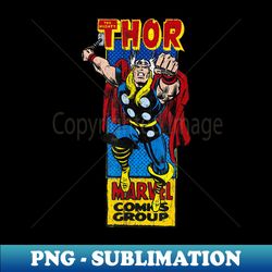 Marvel Comics Mighty Thor Graphic - High-Quality PNG Sublimation Download - Unleash Your Inner Rebellion