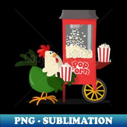 rooster popcorn - Premium Sublimation Digital Download - Create with Confidence