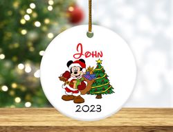 Mickey Clubhouse Ornament, Mickey Christmas Ornament, 2023 Christmas Ornament