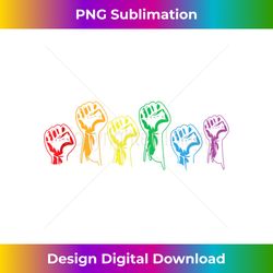 Funny LGBT Flag Rainbow Gay Lesbian Pride Equality Tank Top - Eco-Friendly Sublimation PNG Download - Immerse in Creativity with Every Design