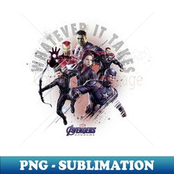 marvel avengers endgame group shot whatever it takes - stylish sublimation digital download - perfect for personalization