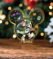 personalized care bear christmas ornament, group bears christmas ornament