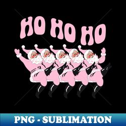 Pink Christmas Retro Santa Funny Christmas - Trendy Sublimation Digital Download - Unleash Your Creativity