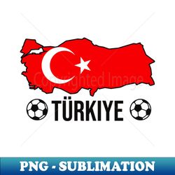 Turkey Soccer Country Fan Turkish - High-Quality PNG Sublimation Download - Revolutionize Your Designs
