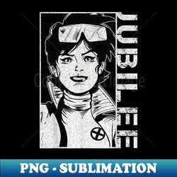 Marvel X-Men Jubilee Character Profile Face Graphic - Premium Sublimation Digital Download - Revolutionize Your Designs