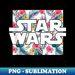 star wars may the force be with you floral box logo - stylish sublimation digital download - vibrant and eye-catching typography