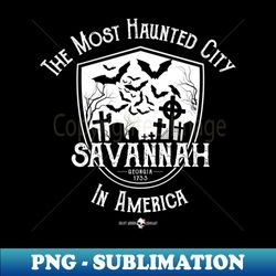 Haunted Savannah - Retro PNG Sublimation Digital Download - Defying the Norms