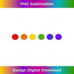 LGBT Rainbow Polka Dot Gay Pride Colors LGBTQ Ally - Eco-Friendly Sublimation PNG Download - Rapidly Innovate Your Artistic Vision