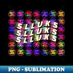 Super cool slluks brand letter logo music design - PNG Sublimation Digital Download - Defying the Norms
