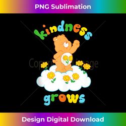 care bears friend bear kindness grows cute rainbow text tank top - edgy sublimation digital file - challenge creative boundaries