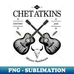 Chet Atkins Acoustic Guitar Vintage Logo - PNG Sublimation Digital Download - Capture Imagination with Every Detail
