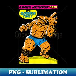 Marvel Fantastic Four The Thing Masterwork Pin-Up - Aesthetic Sublimation Digital File - Stunning Sublimation Graphics