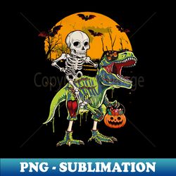 Trex Halloween - Artistic Sublimation Digital File - Unleash Your Inner Rebellion