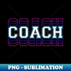 Coach Vintage - Instant PNG Sublimation Download - Stunning Sublimation Graphics