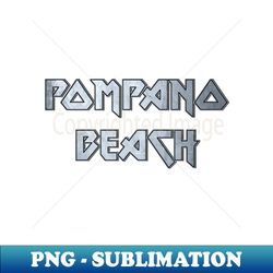 Pompano Beach FL - Retro PNG Sublimation Digital Download - Add a Festive Touch to Every Day