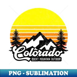 Colorado Rocky Mountain National Park - PNG Transparent Sublimation File - Boost Your Success with this Inspirational PNG Download