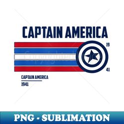 marvel 4th of july captain america retro american flag logo - digital sublimation download file - perfect for personalization