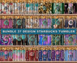 Bundle 37 Design Starbucks Tumbler, Tumbler Bundle Design, Sublimation Tumbler Bundle, 20oz Skinny Tumbler 11