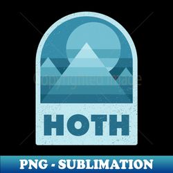 Hoth - Geometric and minimalist series - PNG Transparent Sublimation File - Boost Your Success with this Inspirational PNG Download