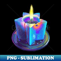Handmade Starshaped Glowing Candle - Aesthetic Sublimation Digital File - Revolutionize Your Designs