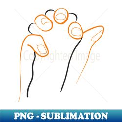 Paw in hand - Premium PNG Sublimation File - Revolutionize Your Designs