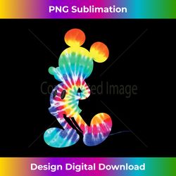Disney Mickey Mouse Rainbow Tie Dye Long Sl - Contemporary PNG Sublimation Design - Elevate Your Style with Intricate Details