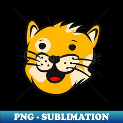 Cats Head Funny Cat Face Cartoon Feline Animals - Creative Sublimation PNG Download - Transform Your Sublimation Creations