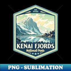 Kenai Fjords National Park Vintage WPA Style National Parks Art - Exclusive Sublimation Digital File - Defying the Norms
