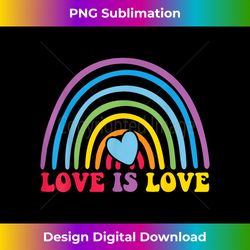 LOVE IS LOVE Rainbow LGBT Gay Lesbian Pri - Vibrant Sublimation Digital Download - Reimagine Your Sublimation Pieces