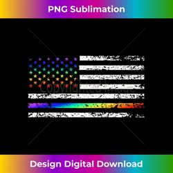 USA Queer Flag Rainbow Stars & Line Gay LGBT 4th of Ju - Bespoke Sublimation Digital File - Animate Your Creative Concepts