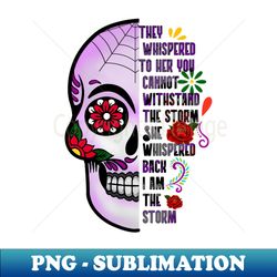 Mexican Sugar Skull - Creative Sublimation PNG Download - Create with Confidence