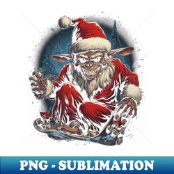 Krampus Snowboarding Club - Signature Sublimation PNG File - Unleash Your Creativity