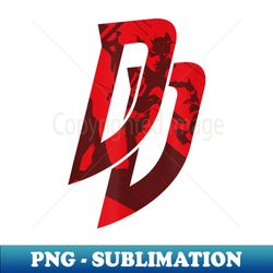 Marvel Daredevil Logo - PNG Transparent Digital Download File for Sublimation - Perfect for Creative Projects