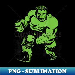 Marvel The Incredible Hulk Retro Comic Art - High-Quality PNG Sublimation Download - Unleash Your Inner Rebellion