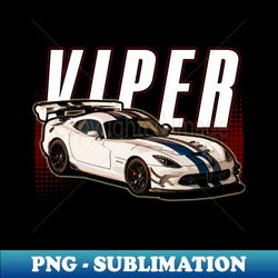 Dodge Viper Sport Car Name - Sublimation-Ready PNG File - Defying the Norms