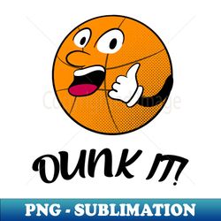 funny basketball retro cartoon basketball player - png sublimation digital download - revolutionize your designs