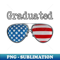 AMERICA PILOT GLASSES GRADUATED - Exclusive Sublimation Digital File - Instantly Transform Your Sublimation Projects