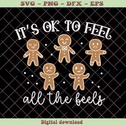 Its Ok To Feel All The Feels Mental Health Awareness SVG