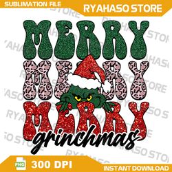 Merry Merry Christmas Png, Christmas Sublimation, Christmas Png, Christmas Sublimate, Designs Png,Instant Download,