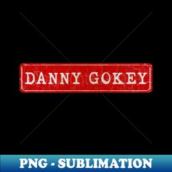 vintage retro plate Danny Gokey - PNG Transparent Sublimation File - Unleash Your Inner Rebellion
