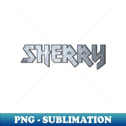Heavy metal Sherry - Decorative Sublimation PNG File - Bold & Eye-catching