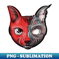 Fear No Feline Glitch Cat Zombie - Signature Sublimation PNG File - Instantly Transform Your Sublimation Projects
