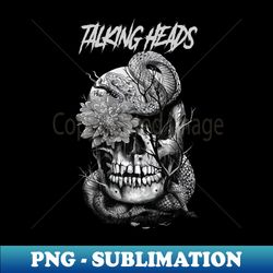 talking heads band merchandise - png transparent sublimation file - vibrant and eye-catching typography