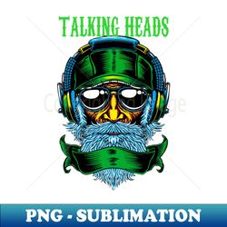talking heads band merchandise - modern sublimation png file - vibrant and eye-catching typography